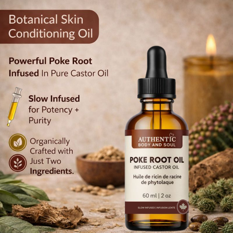 Poke Root Infused Castor Oil or Jojoba