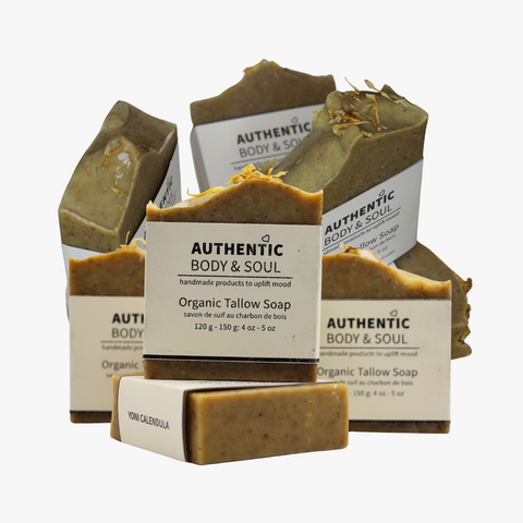 certified organic grass fed yoni soap with calendula