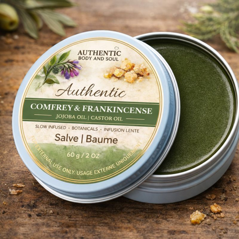 Comfrey, Castor Oil & Frankincense Botanical Salve