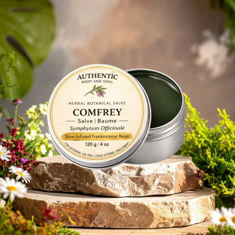 Comfrey, Castor Oil & Frankincense Botanical Salve