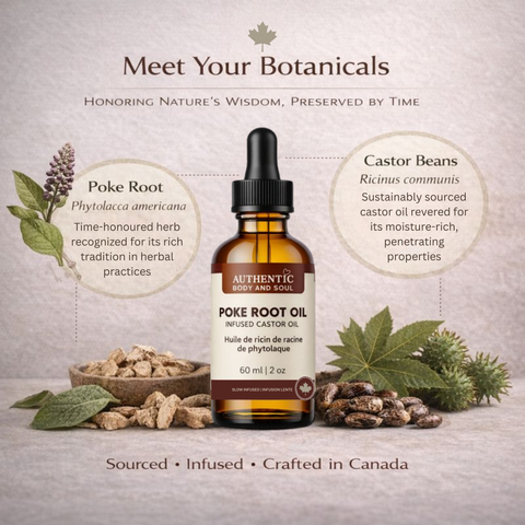 Poke Root Infused Castor Oil or Jojoba
