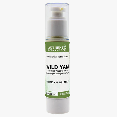 Wild Yam Balancing Cream with Certified Grass-Fed Tallow